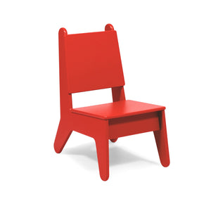 BBO2 Kids Plastic Outdoor Chair kids Loll Designs Apple Red 