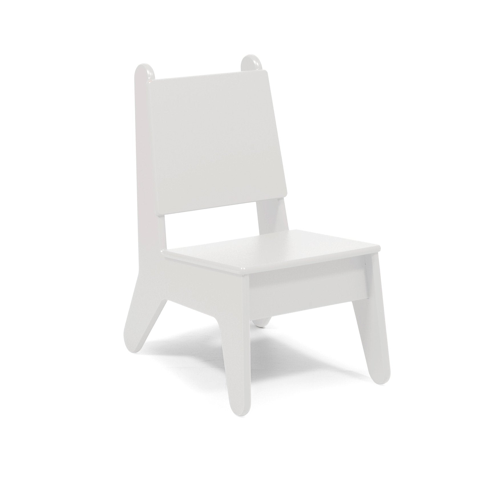 BBO2 Kids Plastic Outdoor Chair kids Loll Designs Cloud White 