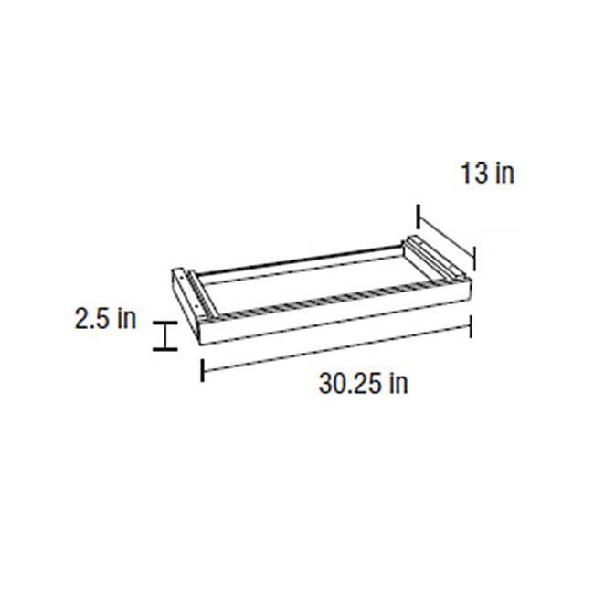 Centro Lift Desk Storage Drawer 6459 BDI 