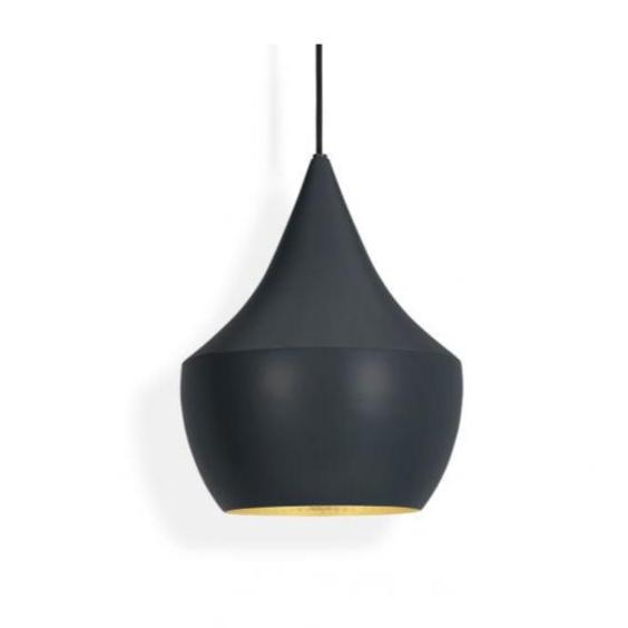 Beat LED Fat Pendant Light hanging lamps Tom Dixon Black 