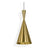 Beat LED Tall Pendant Light hanging lamps Tom Dixon Brushed Brass 