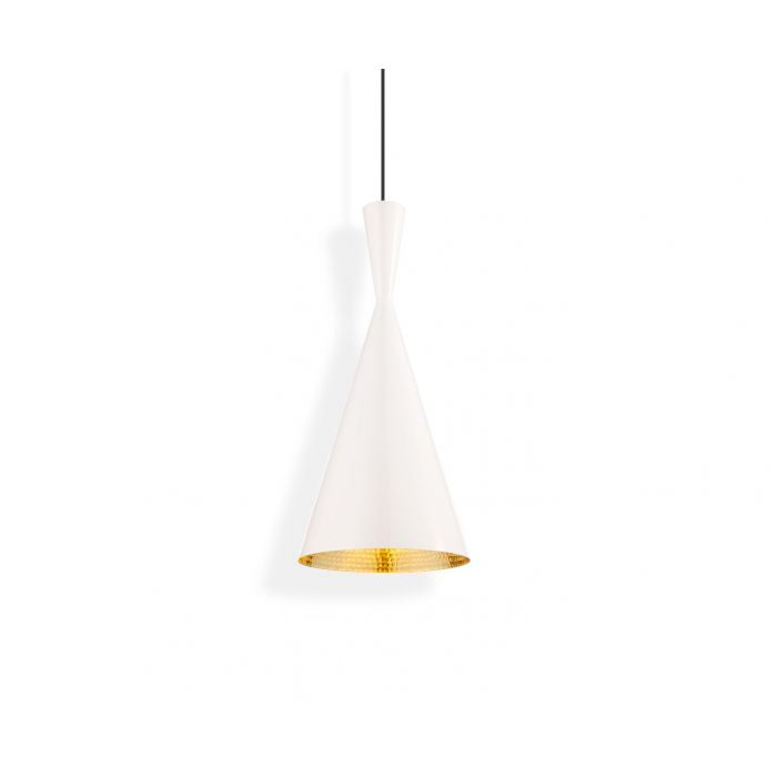 Beat LED Tall Pendant Light hanging lamps Tom Dixon Matt White 