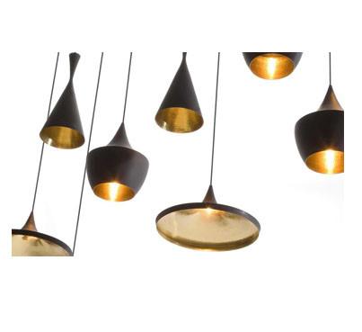 Beat Light Wide hanging lamps Tom Dixon 