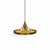 Beat Light Wide hanging lamps Tom Dixon Brushed brass 