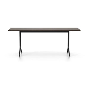 Belleville Rectangular Table Dining Tables Vitra 78.75" L x 31.5" - solid smoked oak top oiled 
