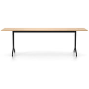 Belleville Rectangular Table Dining Tables Vitra 94.5" L x 31.5" - solid natural oak top oiled 