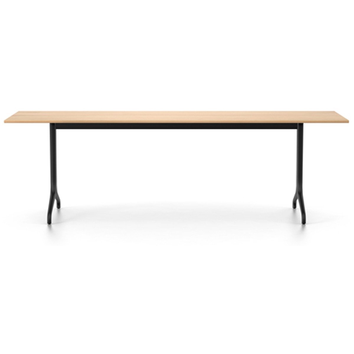 Belleville Rectangular Table Dining Tables Vitra 94.5" L x 31.5" - solid natural oak top oiled 