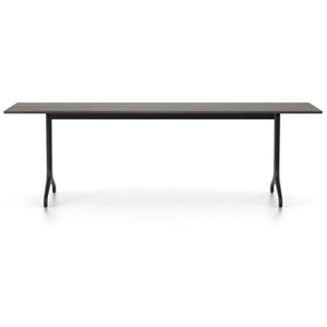 Belleville Rectangular Table Dining Tables Vitra 94.5" L x 31.5" - solid smoked oak top oiled 