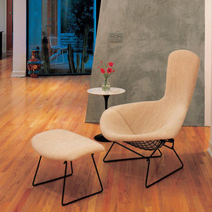 Bertoia Bird Chair and Ottoman lounge chair Knoll 