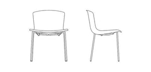 Bertoia Molded Shell Side Chair - Stacking Side/Dining Knoll 