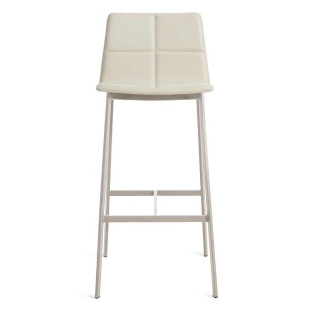 Between Us Barstool Stools BluDot Cream Leather 