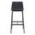 Between Us Barstool Stools BluDot Ink Leather 