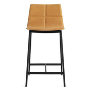 Between Us Counter Stool Stools BluDot Camel Leather 