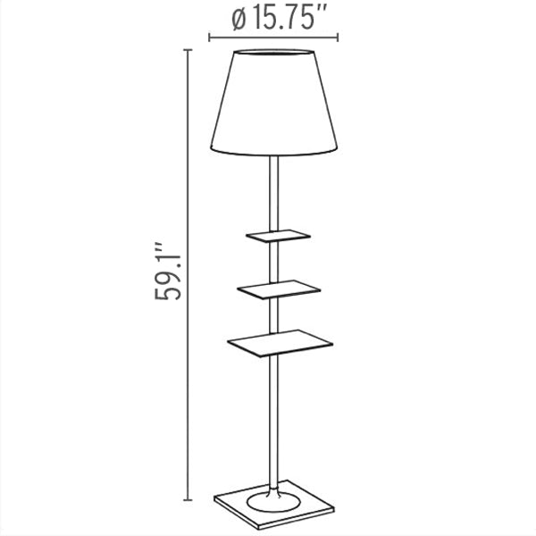 Bibliotheque Nationale Floor Lamp Floor Lamps Flos 