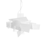 Big Bang Suspension Lamp suspension lamps Foscarini Big bang large led - white - 177" cable 