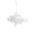 Big Bang Suspension Lamp suspension lamps Foscarini Big bang halogen - white - 126" cable 