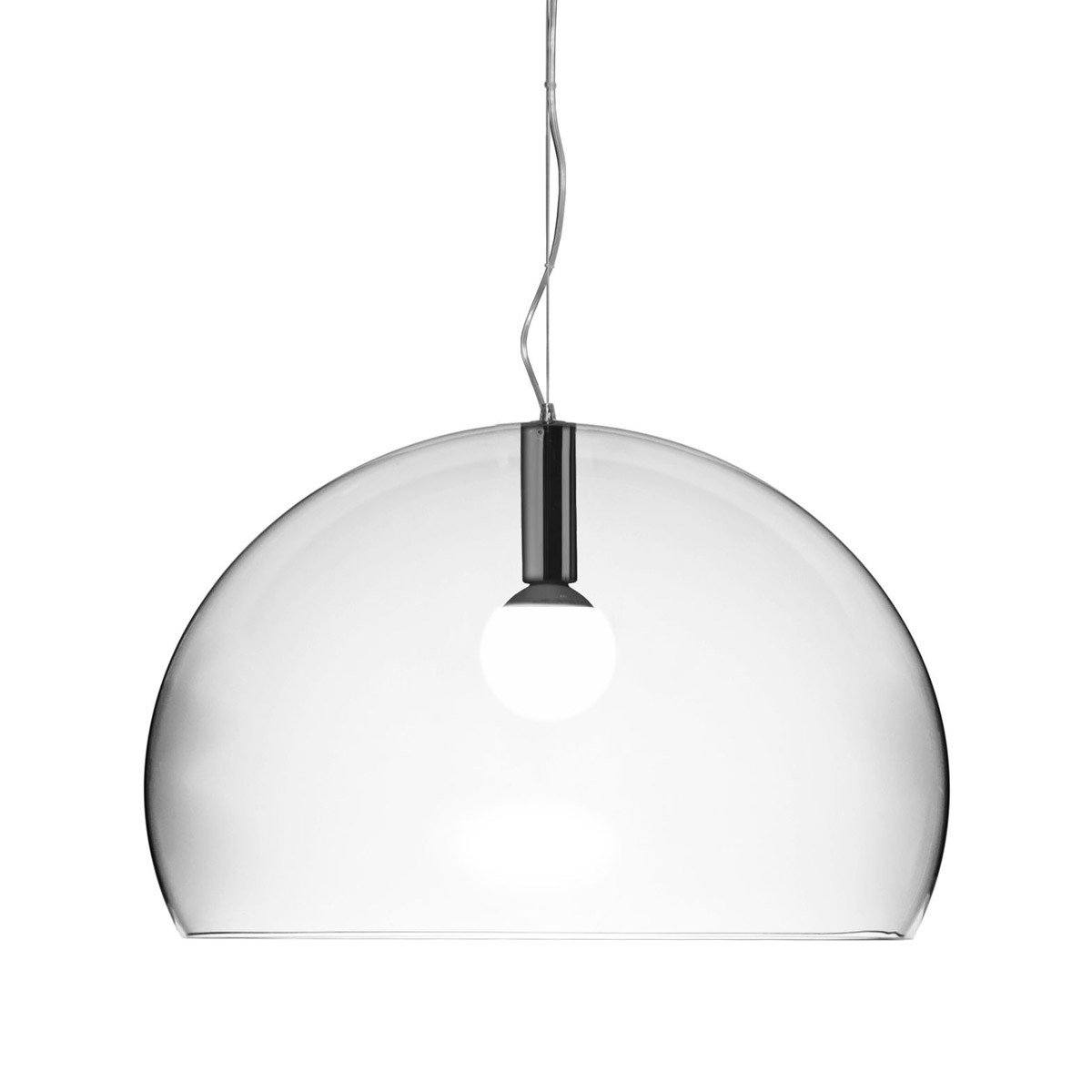 Big Fly Suspension Lamp suspension lamps Kartell Transparent Crystal 