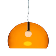 Big Fly Suspension Lamp suspension lamps Kartell Transparent Orange 