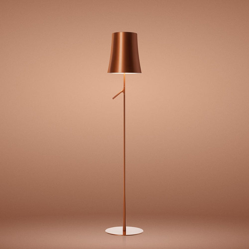Birdie Floor Lamp Floor Lamps Foscarini On/Off Copper 