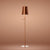 Birdie Floor Lamp Floor Lamps Foscarini On/Off Copper 