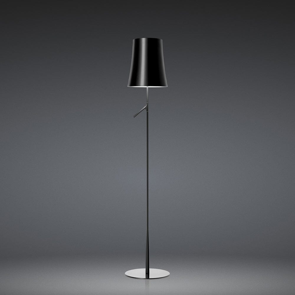 Birdie Floor Lamp Floor Lamps Foscarini On/Off Graphite 