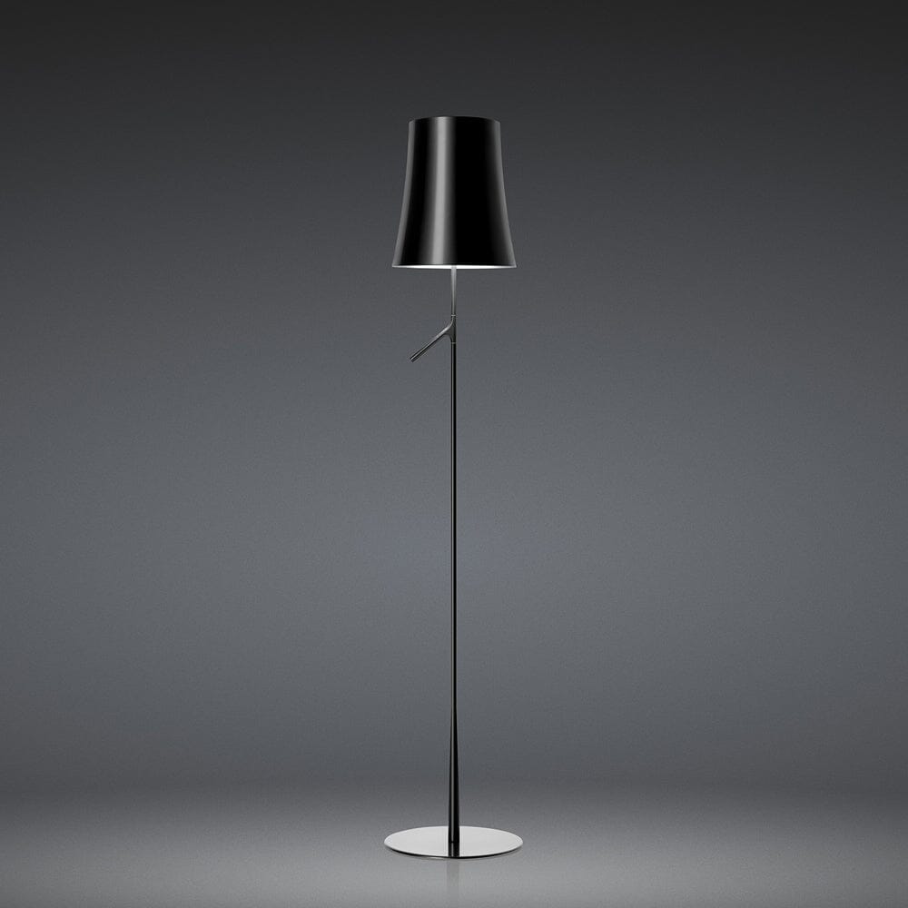 Birdie Floor Lamp Floor Lamps Foscarini On/Off Graphite 