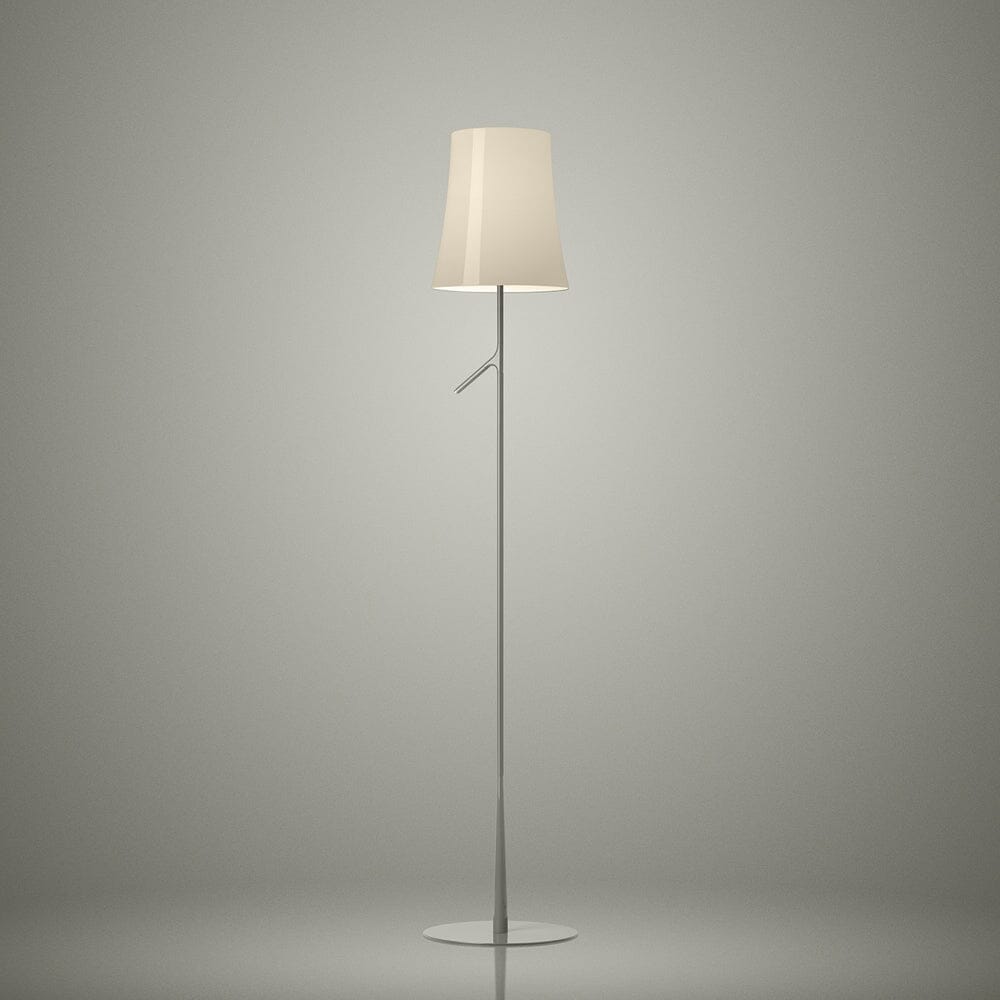 Birdie Floor Lamp Floor Lamps Foscarini On/Off Grey 