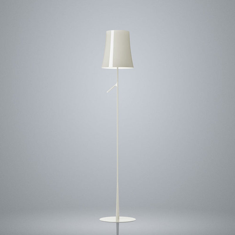Birdie Floor Lamp Floor Lamps Foscarini On/Off White 