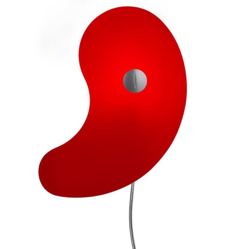 Bit Wall Lamps wall lamp Foscarini Bit 1 - Red 