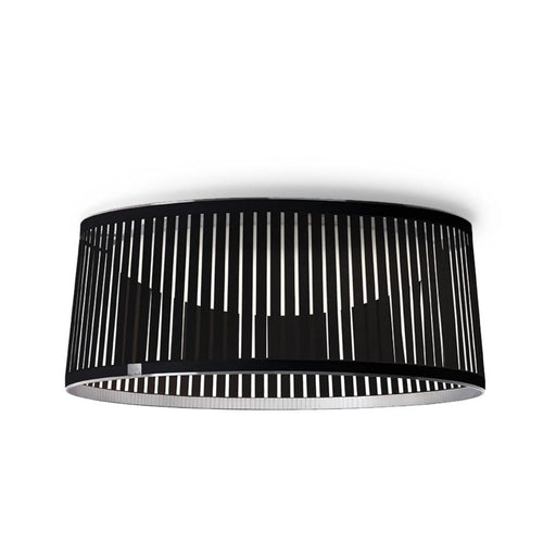 Solis Drum Flush Ceiling Lamp Ceiling lamp Pablo Black 24" 