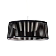 Solis Drum Led Suspension Lamp suspension lamps Pablo Black 24" 