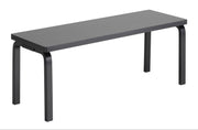 Bench 153A Benches Artek 153A: 44.25" - Lacquered Black 