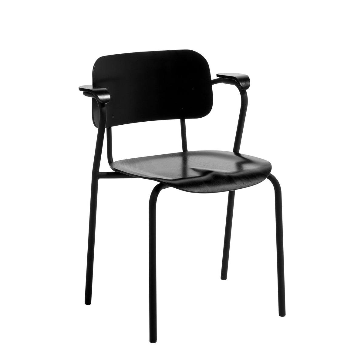 Lukki Chair Chairs Artek Black lacquered 