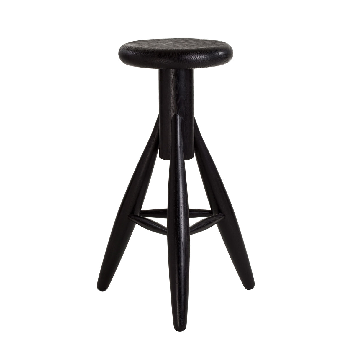 Rocket Stool Stools Artek Painted Black 