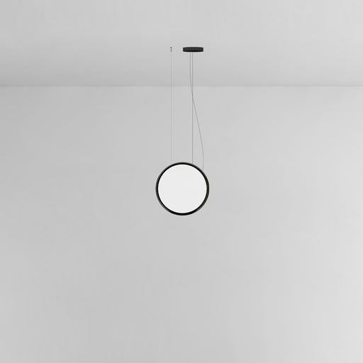 Discovery Vertical Suspension Pendant Lights Artemide 70 Black Dimmable 0-10V