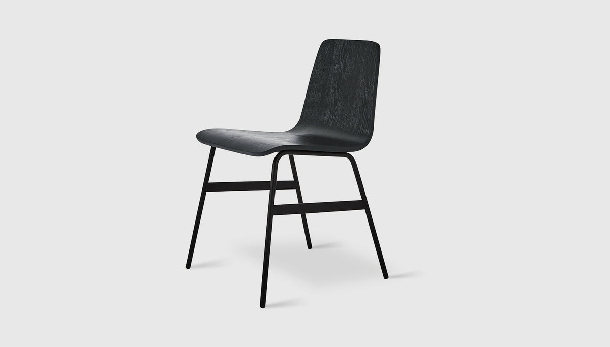 Lecture Chair Chairs Gus Modern Black Ash &amp; Black 