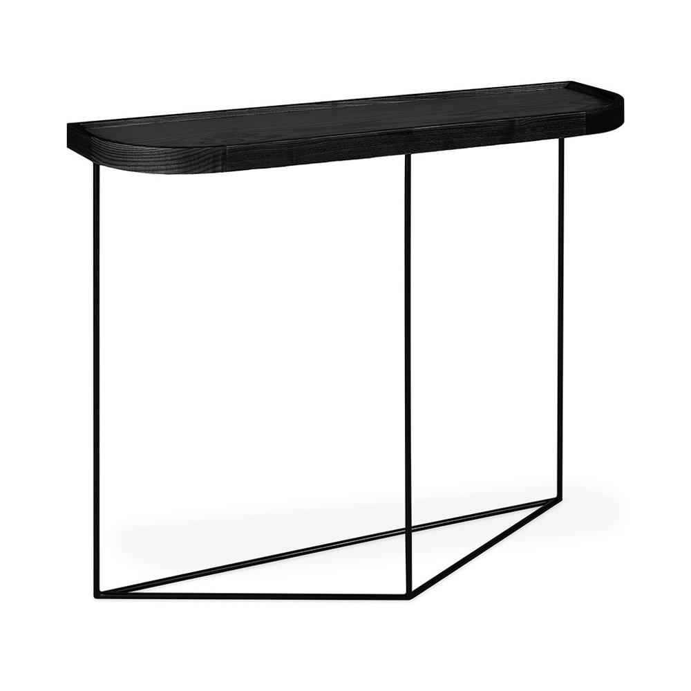 Porter Console Table Console Table Gus Modern Black Ash 