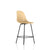 Eames Molded Wood Counter Stool Stools herman miller Black Base Finish White Ash Shell + $100.00 Standard Glides