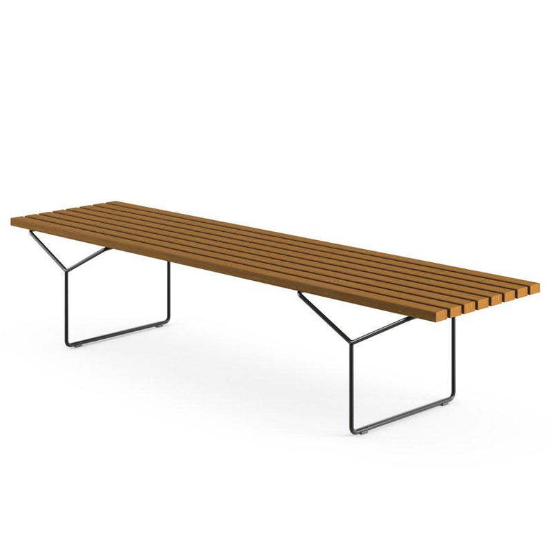 Bertoia Outdoor Bench Benches Knoll Black 
