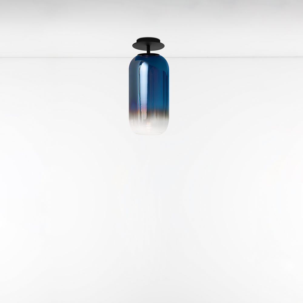 Gople Mini Ceiling Lamp ceiling lights Artemide Black/Blue 