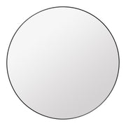 Gubi Round Wall Mirror mirror Gubi Black Brass 
