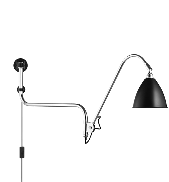 BL10 Wall Lamp wall / ceiling lamps Gubi Chrome/Black 