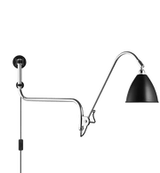 BL10 Wall Lamp wall / ceiling lamps Gubi Chrome/Black 