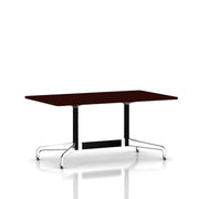 Eames Rectangular Table Dining Tables herman miller Black Umber Dark Mahogany Veneer +$505.00 