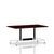 Eames Rectangular Table Dining Tables herman miller Black Umber Dark Mahogany Veneer +$505.00 