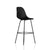 Eames Molded Wood Bar Stool bar seating herman miller Black Base Finish Ebony Shell + $100.00 Standard Glides