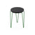 Florence Knoll Hairpin™ Stacking Table table Knoll Laminate - Black Painted Steel - Green 