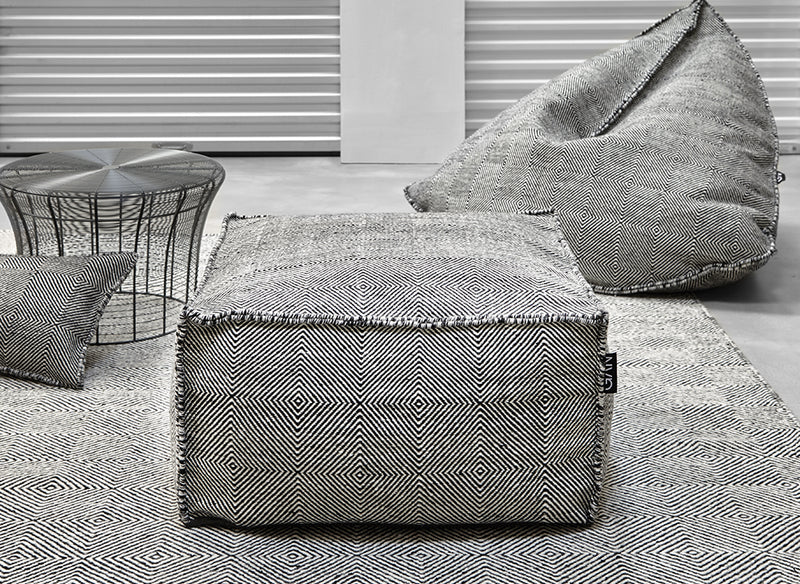 Sail Square Pouf Pouf Gan 