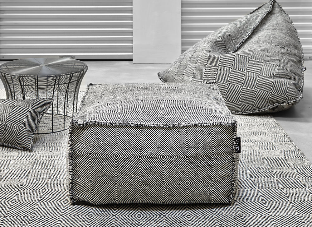 Sail Square Pouf Pouf Gan 