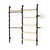 Branch-2 Display Unit Shelves Gus Modern Black Uprights / Black Brackets / Blonde Shelves 